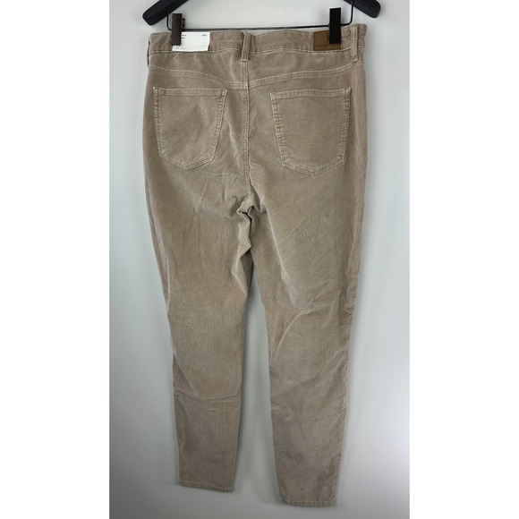NWT AE Stretch High Waisted Corduroy Jegging Pant American Eagle Tan 14 Long 32w - Picture 10 of 14